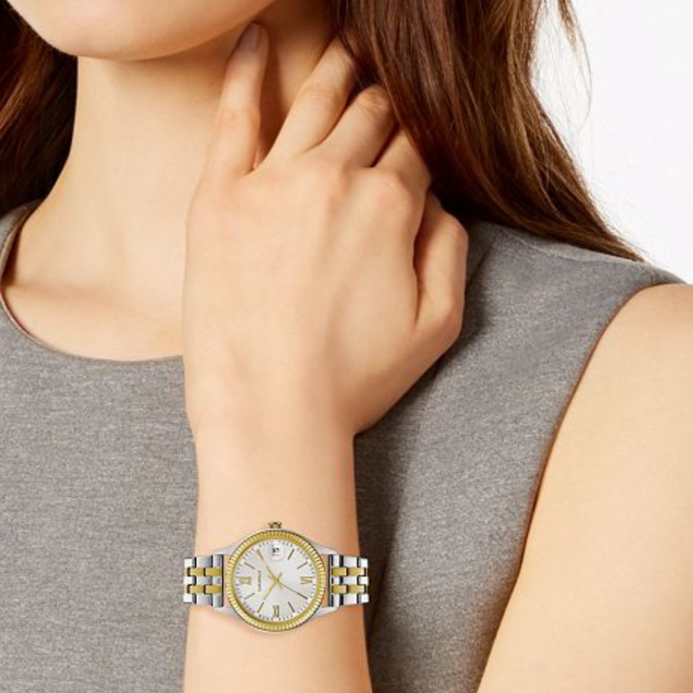 Caravels New York watch two tone